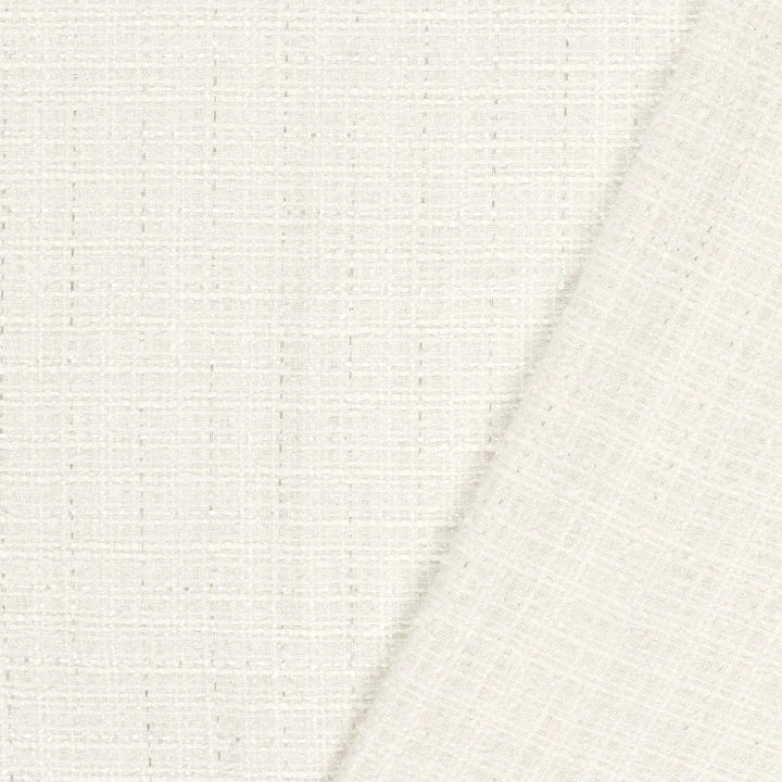 Tissu Jacquard Lurex - Blanc Ivoire