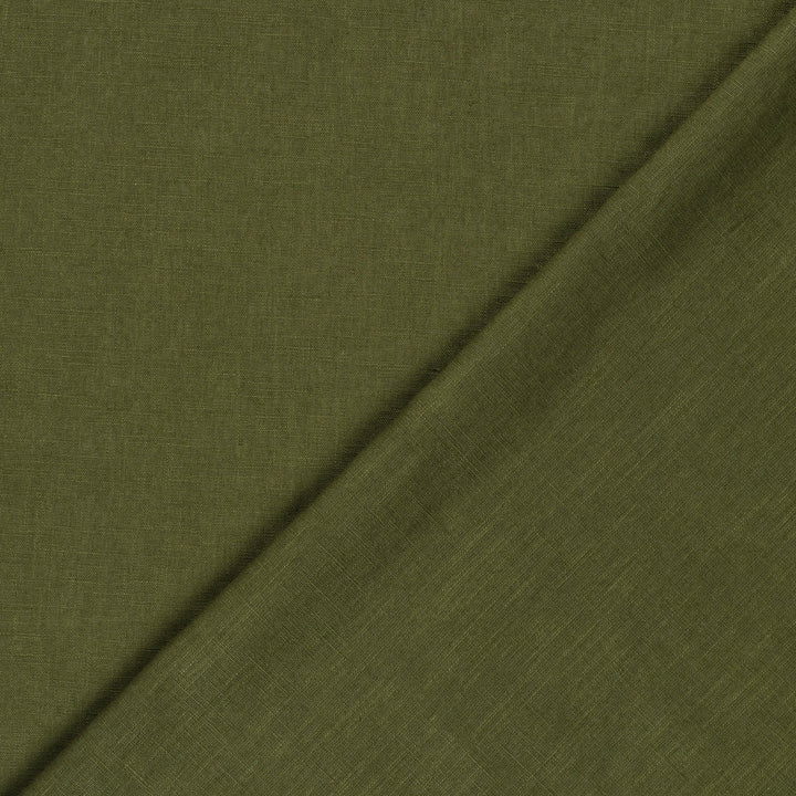 Tissu Lin - Vert kaki - Biner Pinaton