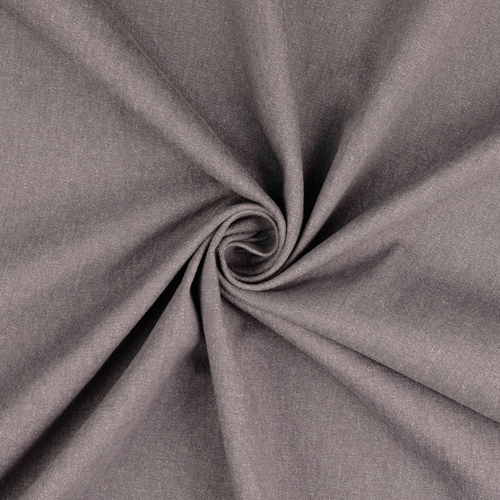 Tissu Jeans uni - Gris