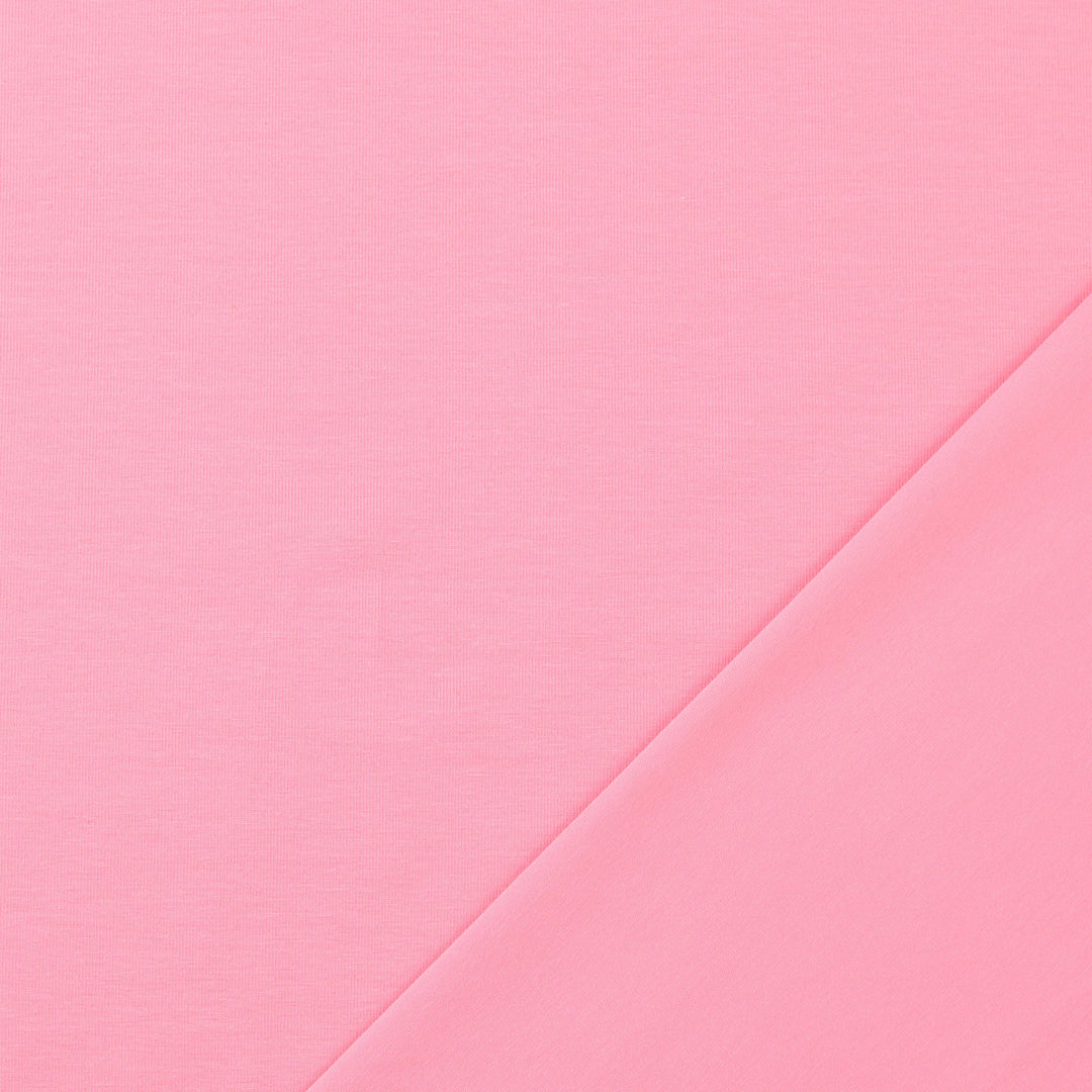 Tissu Jersey- Rose Bonbon