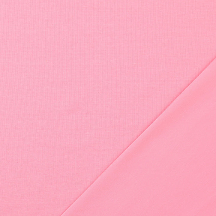 Tissu Jersey- Rose Bonbon