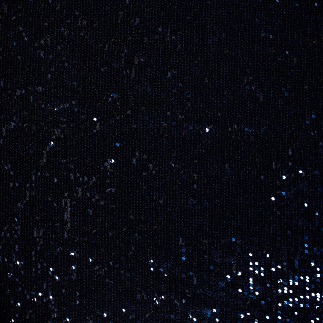 Tissu paillettes- Bleu marine