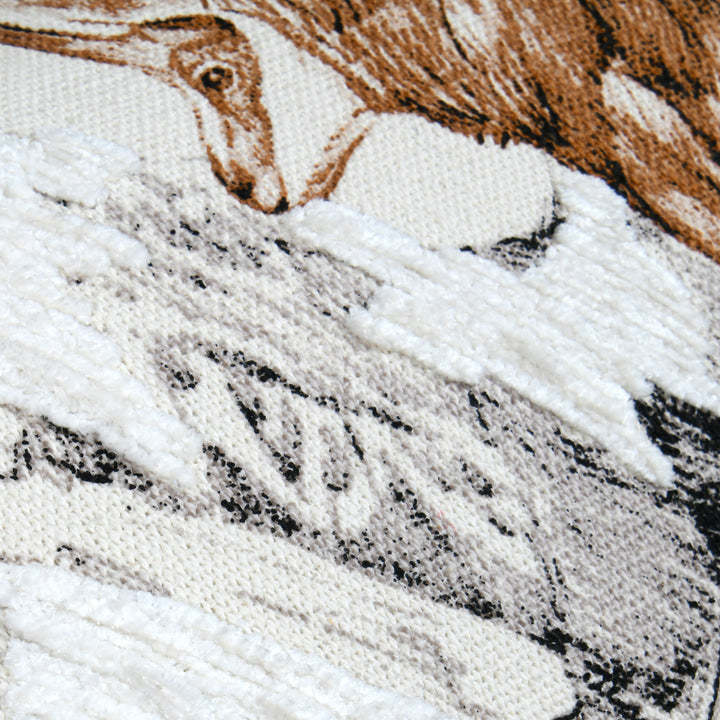 Housse de coussin- Montagne et Chamois