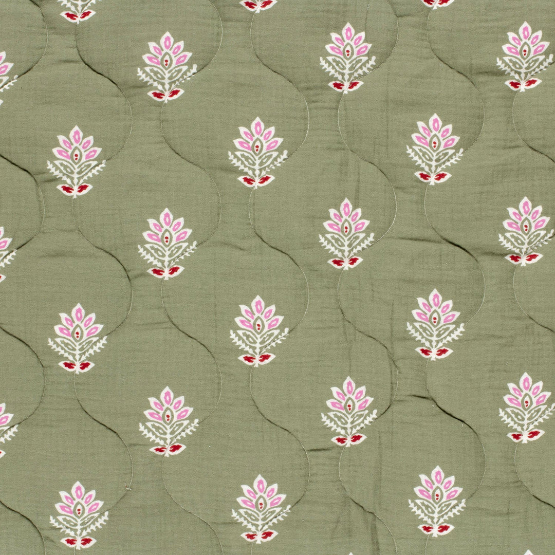 Tissu Matelassé Coton Double-Face- Indien