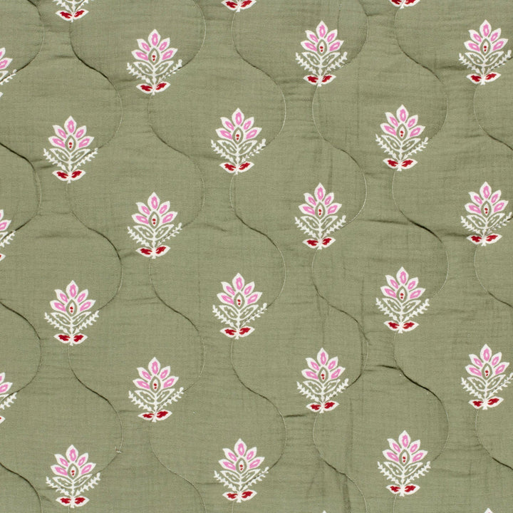 Tissu Matelassé Coton Double-Face- Indien