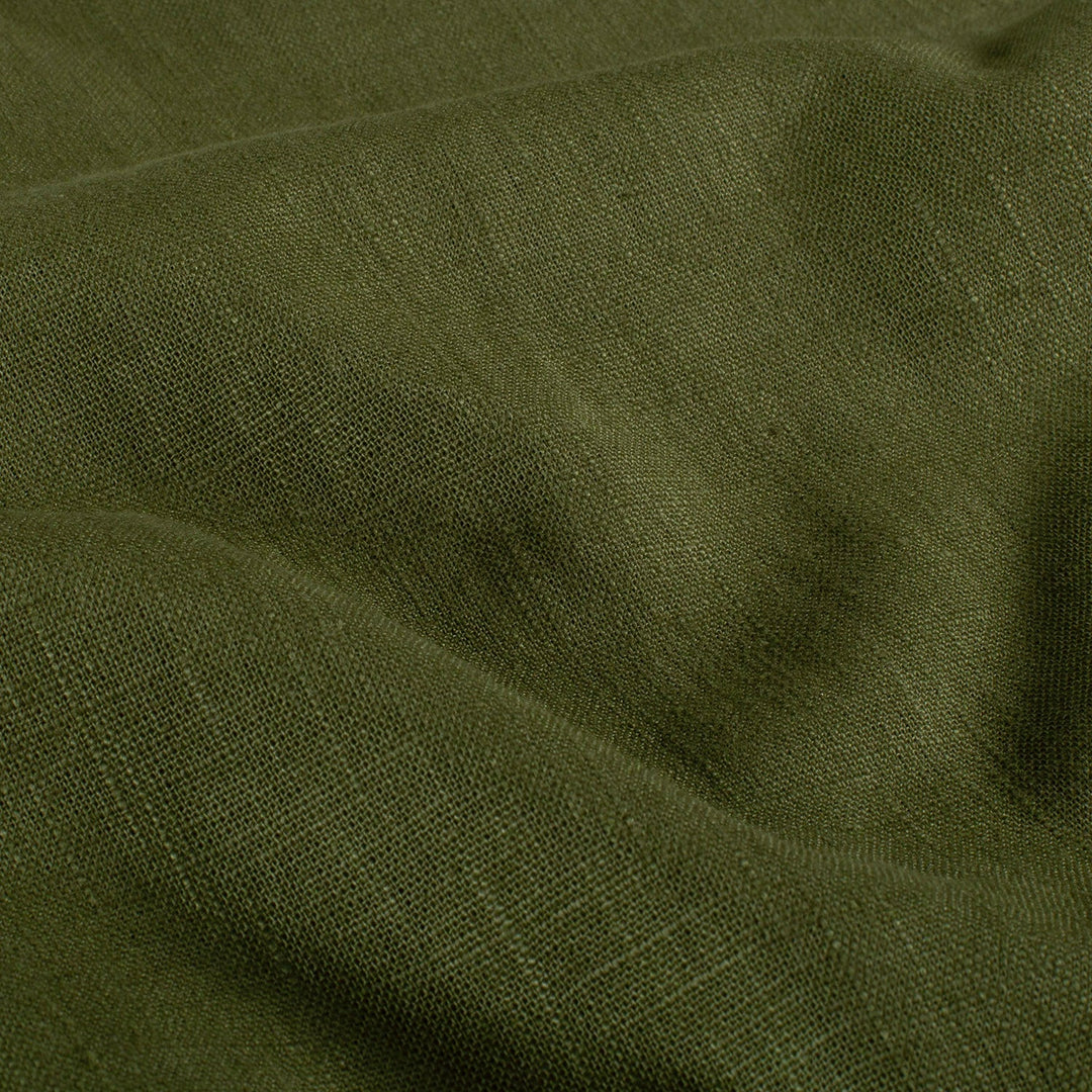 Tissu Lin - Vert kaki - Biner Pinaton