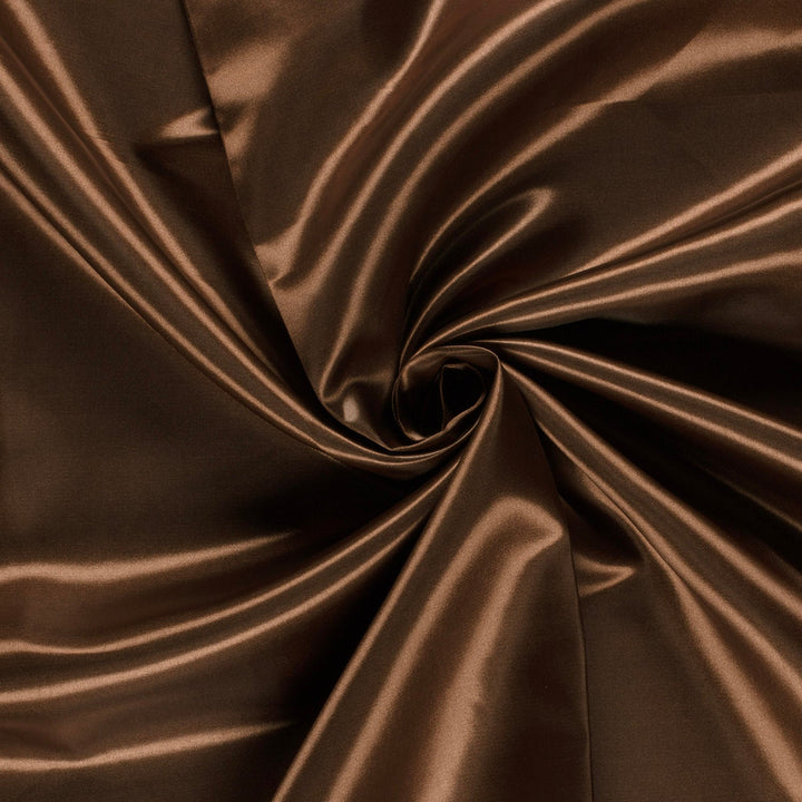 Tissu Satin - Marron - Biner Pinaton