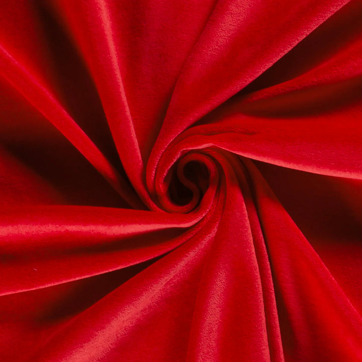 Tissu Velours- Rouge