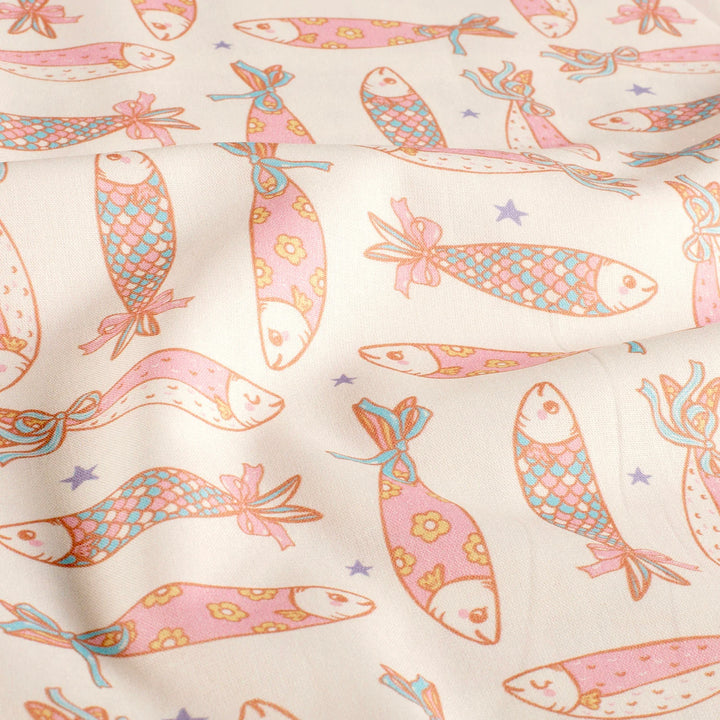Tissu Coton - Sardines - Biner Pinaton