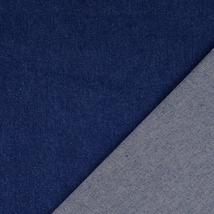 Tissu Jeans uni - Bleu Foncé - Biner Pinaton