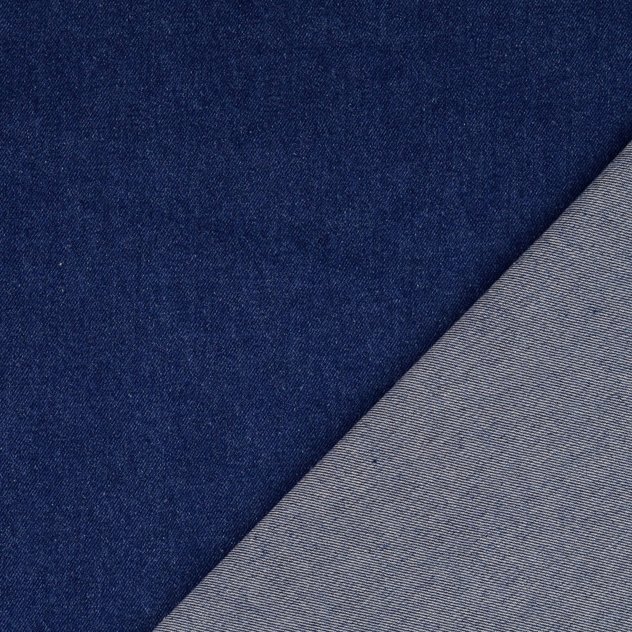 Tissu Jeans uni - Bleu Foncé - Biner Pinaton