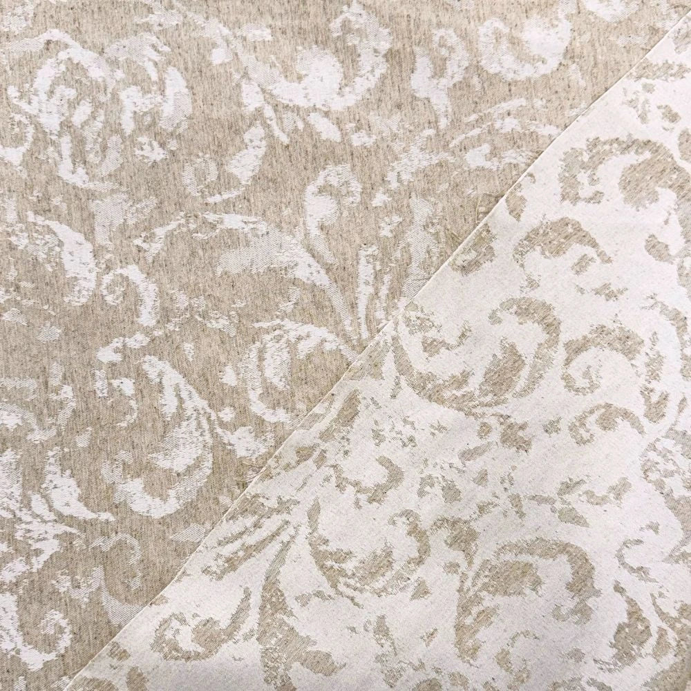 Tissu Jacquard- Brocard Beige