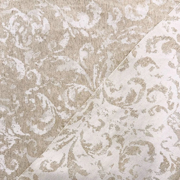 Tissu Jacquard- Brocard Beige