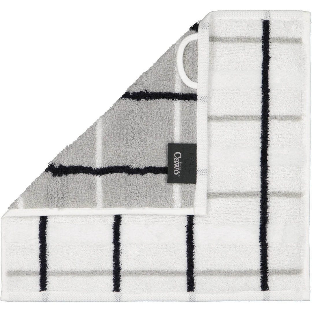 Linge de Bain- Square Cubes Blanc