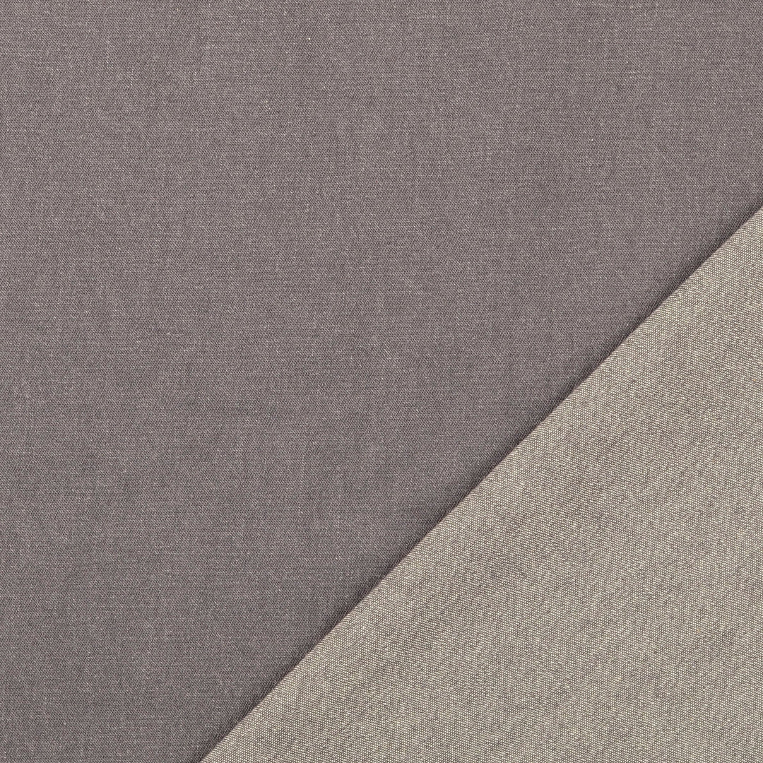 Tissu Jeans uni - Gris