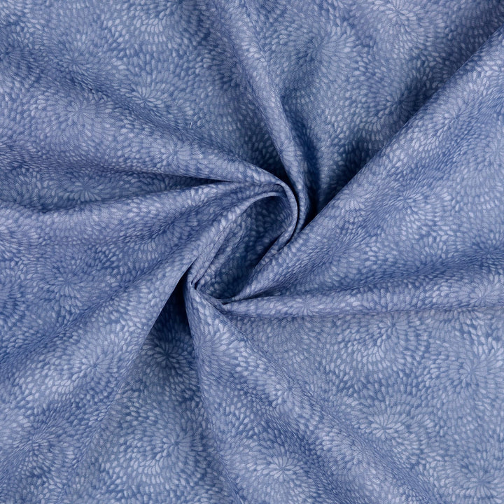 Tissu Coton - Goutes indigo