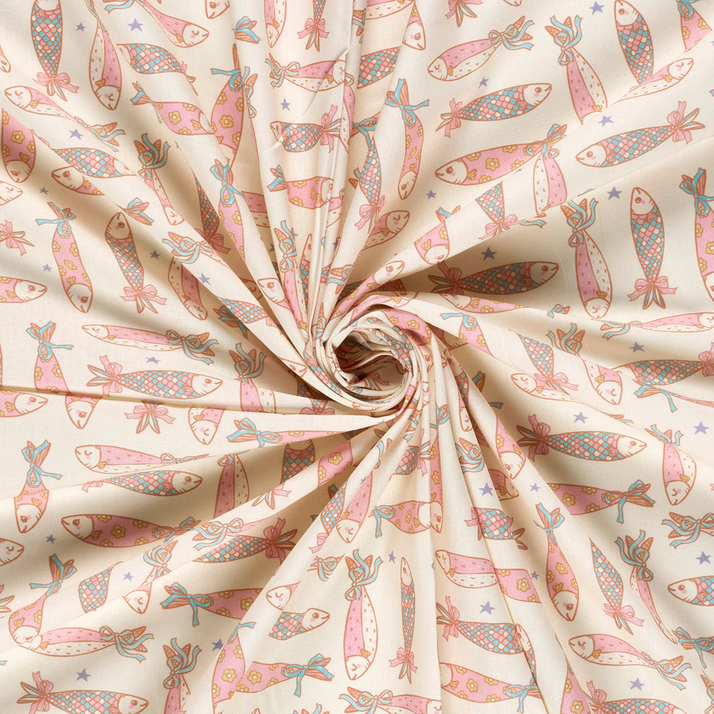Tissu Coton - Sardines - Biner Pinaton
