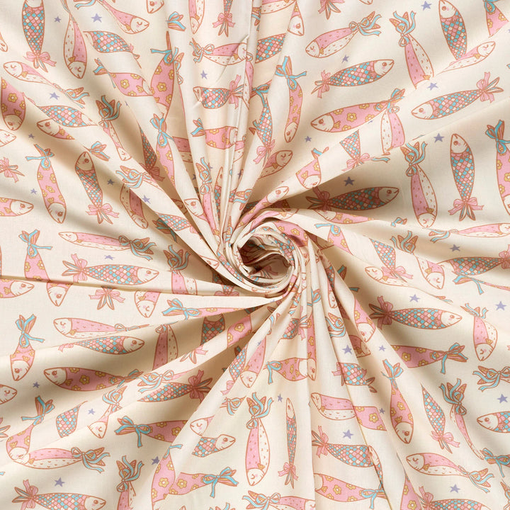 Tissu Coton - Sardines - Biner Pinaton