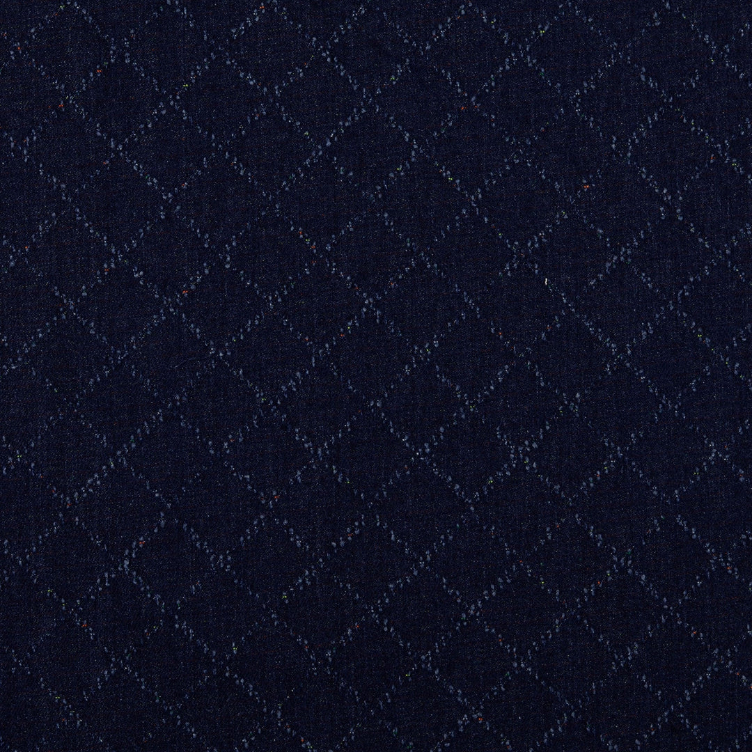 Tissu Jeans Jacquard - Carreaux