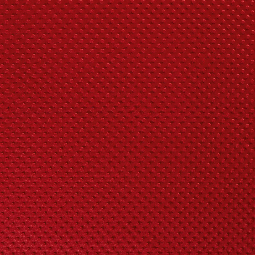 Tissu Minky - Rouge