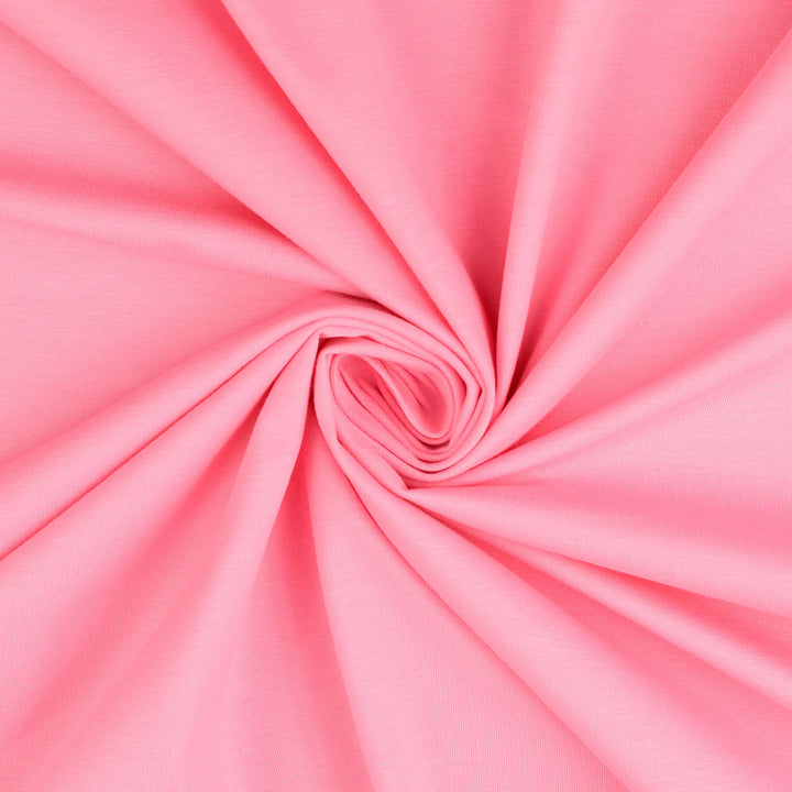 Tissu Jersey- Rose Bonbon