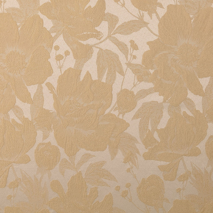 Tissu Jacquard- Roses en Crème