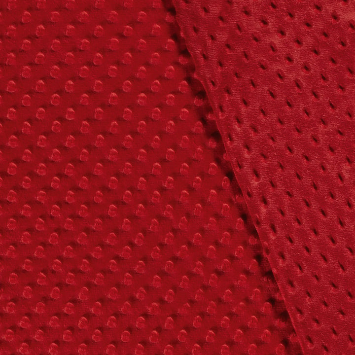 Tissu Minky - Rouge