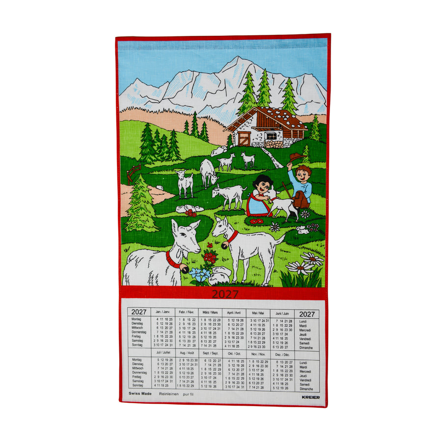 Calendrier en Tissu- Heidi - Biner Pinaton