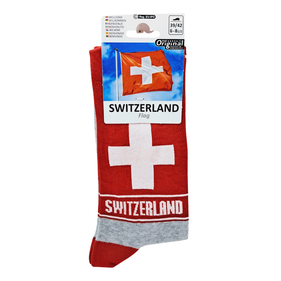 Chaussettes - Drapeau Suisse - Biner Pinaton