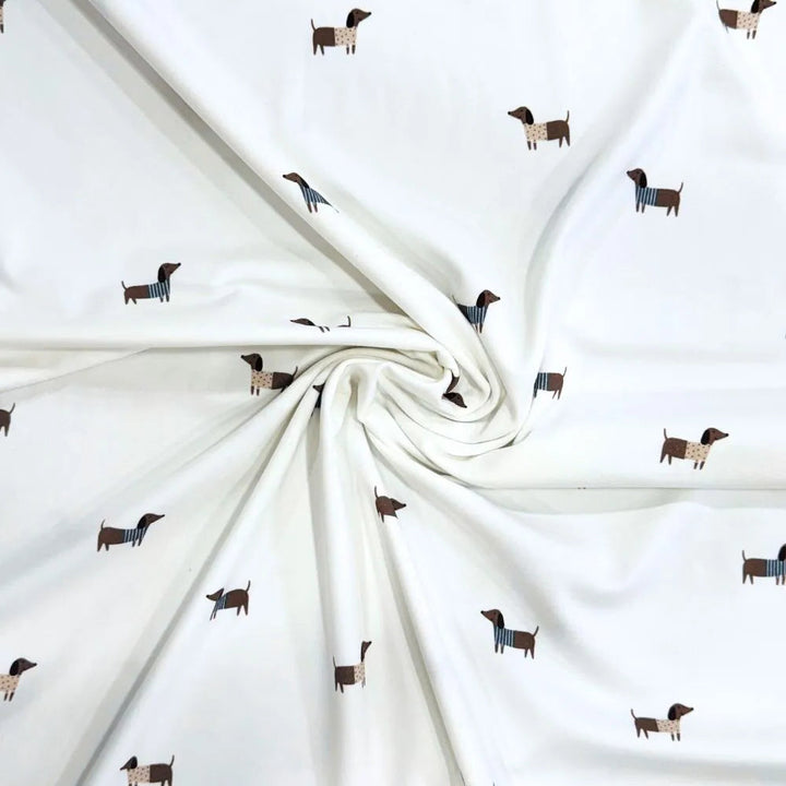 Tissu Jersey- Teckels