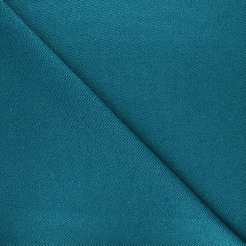 Tissu Coton Sergé- Bleu Canard