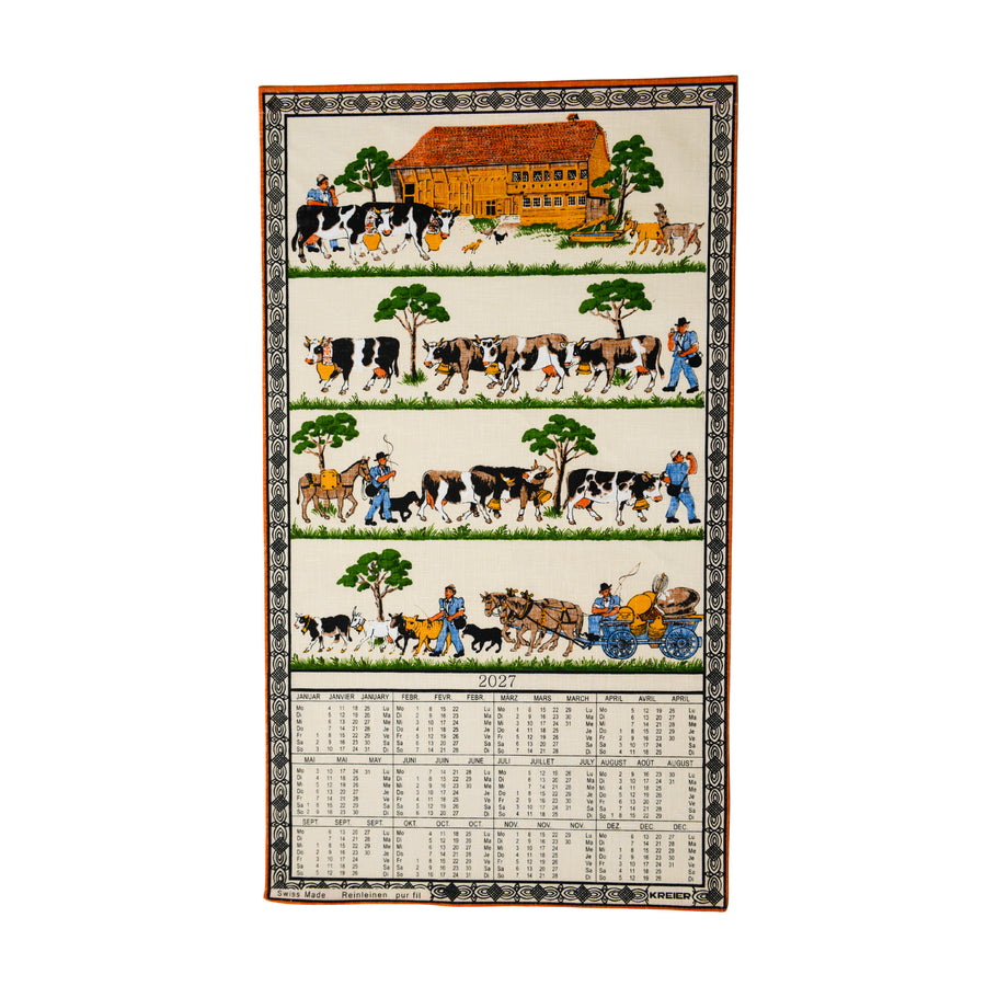Calendrier en Tissu- Transhumance - Biner Pinaton