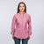 Blouse Damme Edelweiss avec Col Montant- Rose