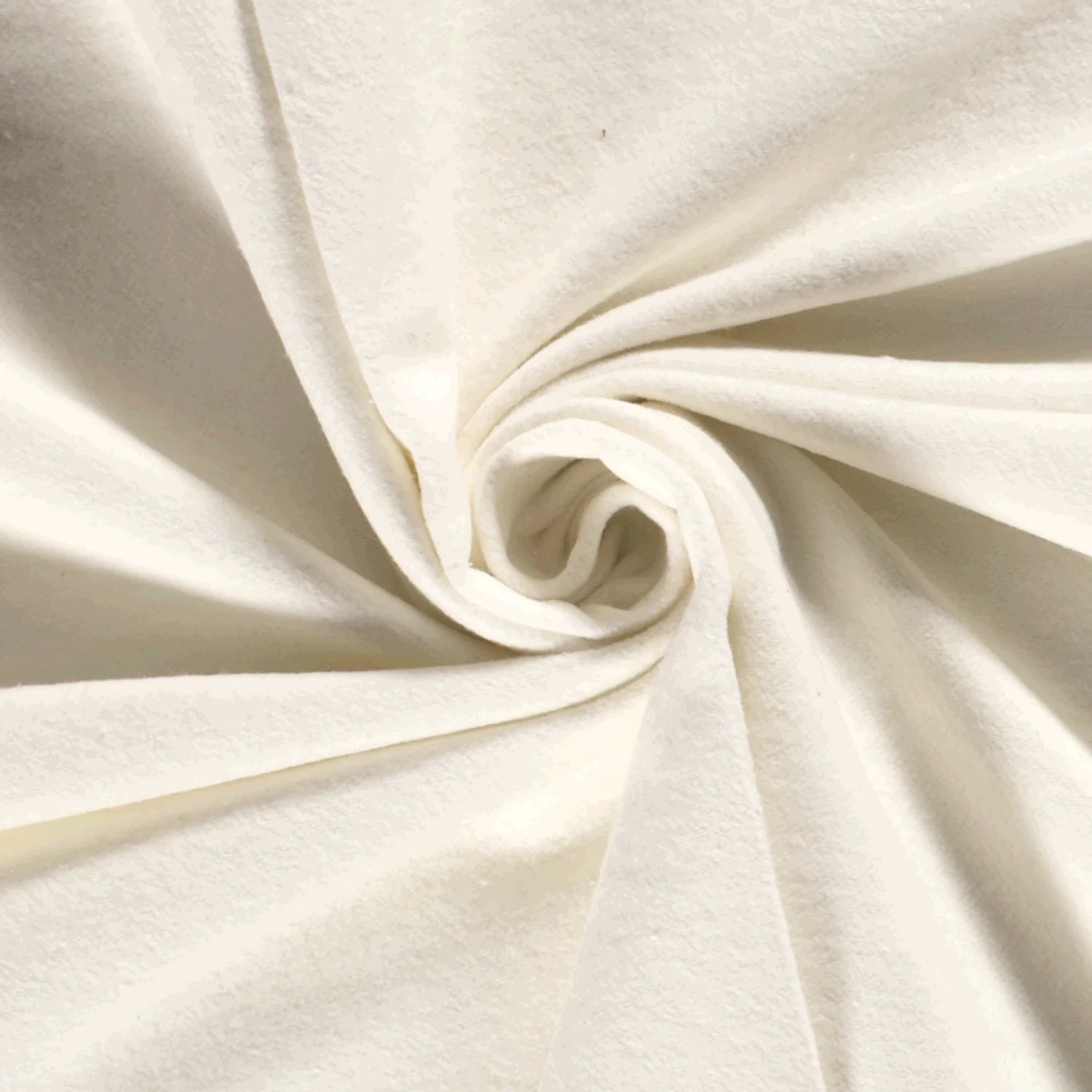 Tissu Molton- Blanc Cassé