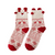 Chaussettes de noël - Rennes Rouge et Beige