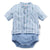 Body manches courtes, boutonnée- Edelweiss Bleu