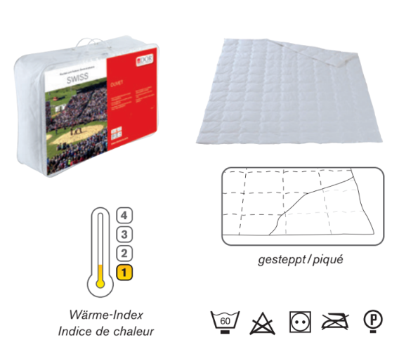 Swiss- Duvet léger