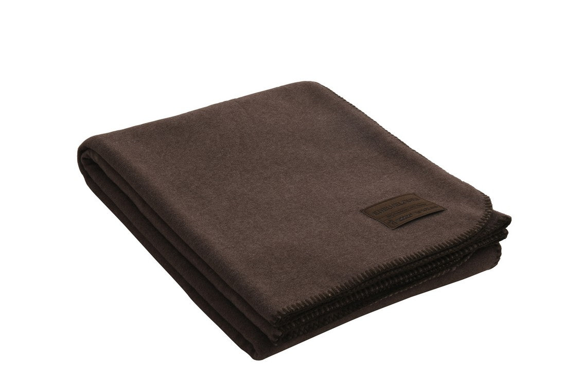 Couverture en velours (brun foncé)