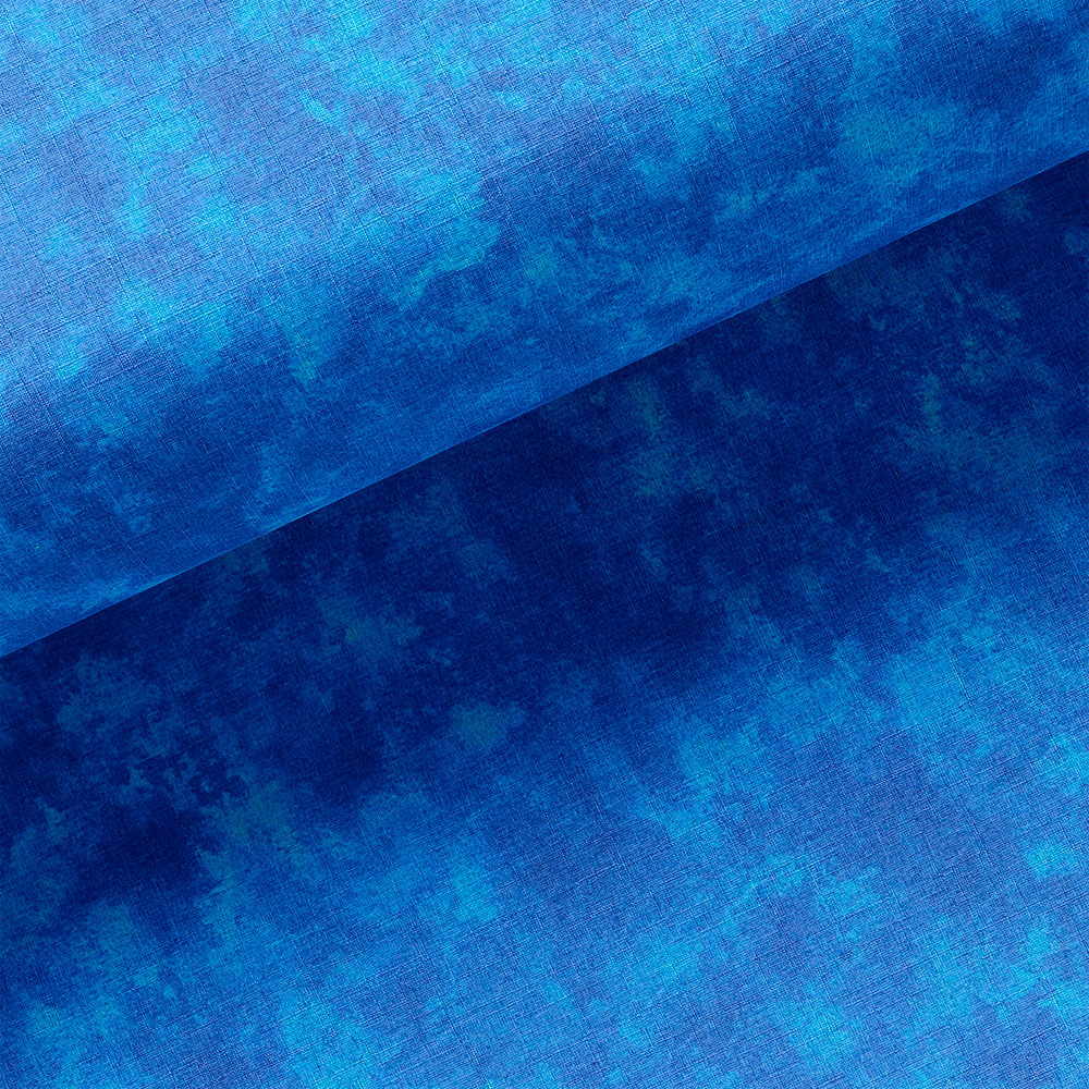 Tissu Coton - Marbre Bleu Roi