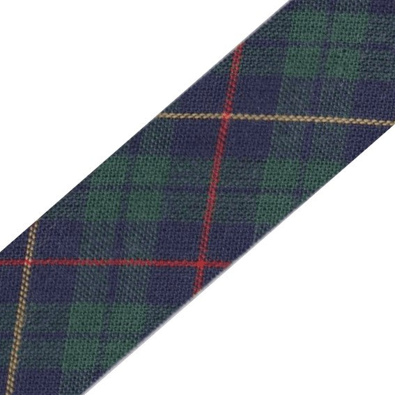 Biais Coton 20/40 mm - Tartan écossais Vert I