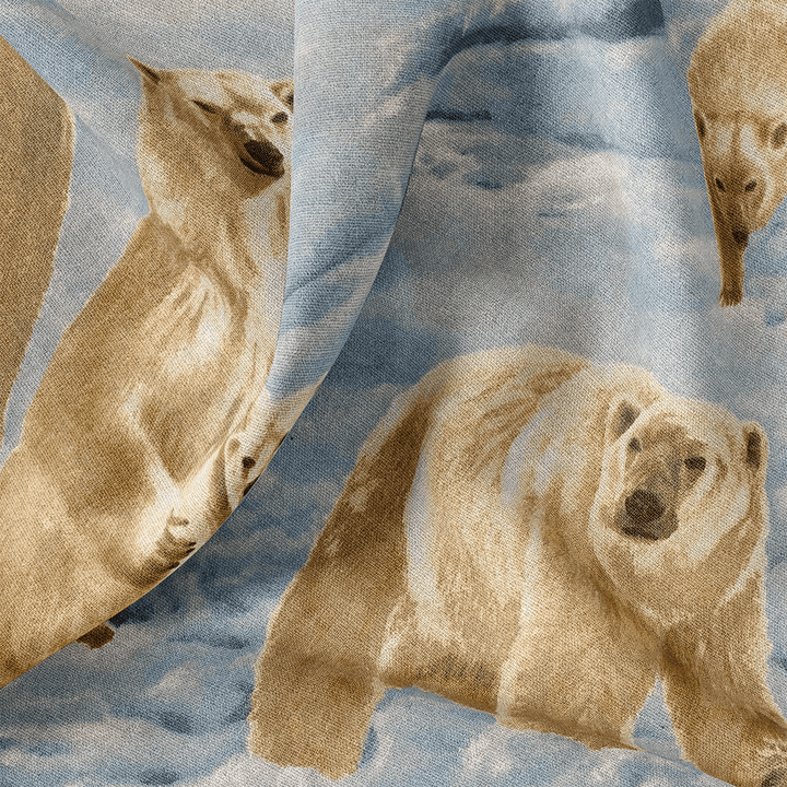 Tissu Coton - 	Ours Polaires