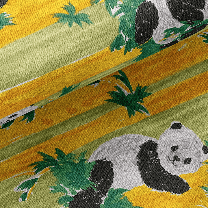 Tissu Coton - Dessin de Pandas