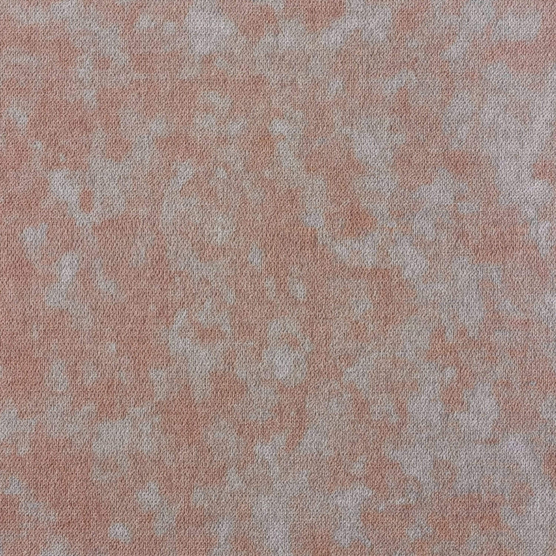 Tissu Coton - Blanc Saumon Marbre - Biner Pinaton