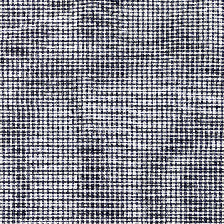 Tissu Coton - Carreaux Blanc et Noir Moyen - Biner Pinaton
