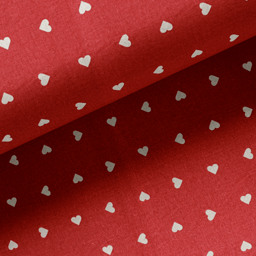 Tissu Coton -Coeurs Collection Saint Valentin