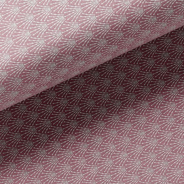 Tissu Coton - Couronne en fond Colombin