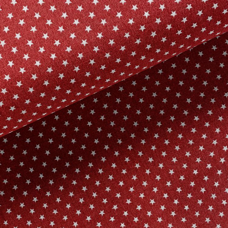 Tissu Coton - Étoile Rouge