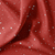 Tissu Coton - Étoiles Blancs Fond Rouge
