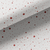 Tissu Coton - Étoiles Rouges Fond Blanc