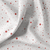 Tissu Coton - Étoiles Rouges Fond Blanc